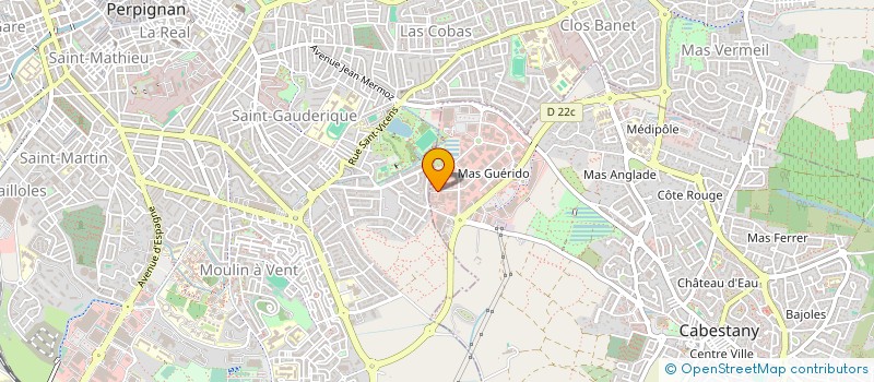 localisation de l'entreprise MAS JEAN  CABESTANY