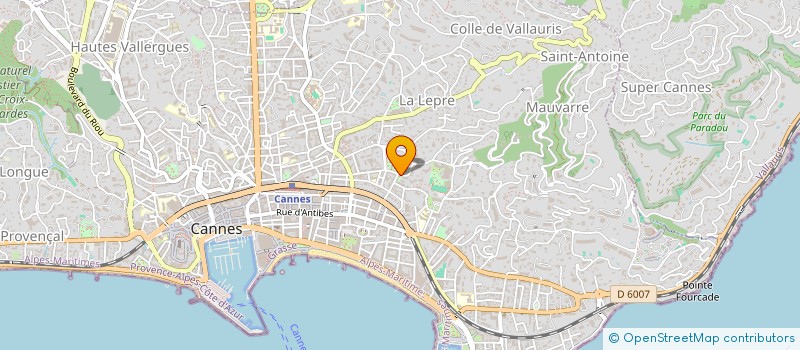 localisation de l'entreprise MAS JF INVESTISSEMENT  CANNES