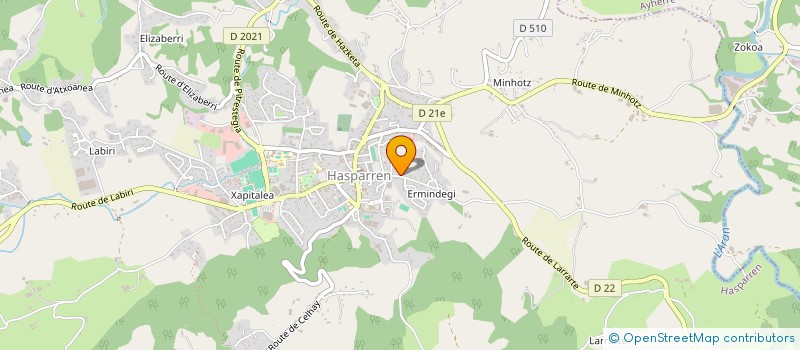 localisation de l'entreprise MAS-K  HASPARREN