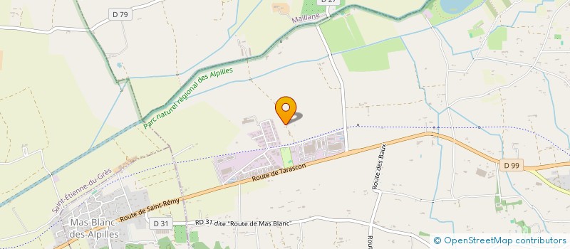 localisation de l'entreprise MAS LA PAULINE  SAINT-REMY-DE-PROVENCE