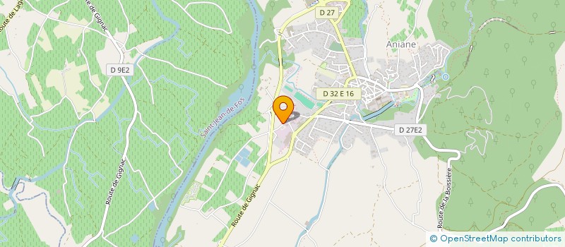 localisation de l'entreprise MAS LAVAL  ANIANE