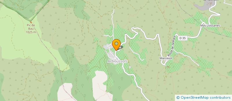 localisation de l'entreprise MAS LLOSSANES  TARERACH