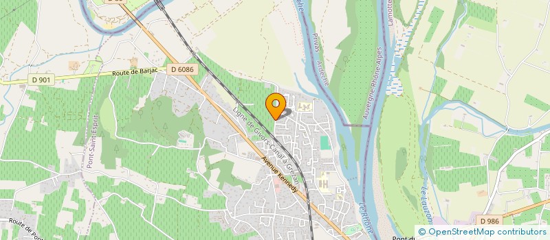 localisation de l'entreprise MAS LUGUSTA  PONT-SAINT-ESPRIT