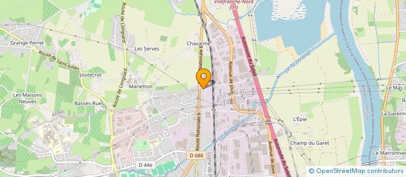 localisation de l'entreprise MAS MAINTENANCE ASSISTANCE SERVICE  ARNAS