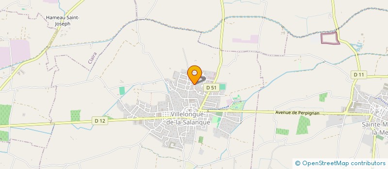 localisation de l'entreprise MAS MICHEL  VILLELONGUE-DE-LA-SALANQUE