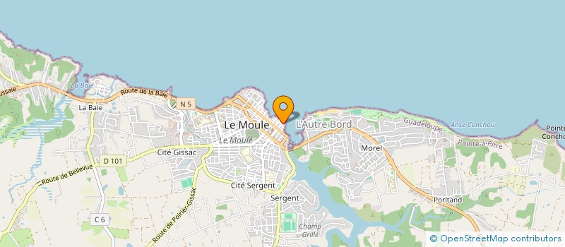 localisation de l'entreprise MAS MOUL PO à LE MOULE