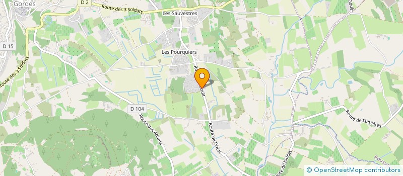 localisation de l'entreprise MAS OREA  GORDES