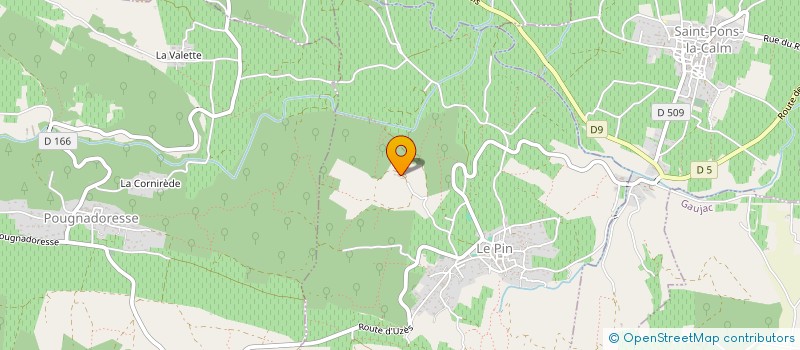 localisation de l'entreprise MAS PALISSE  LE PIN