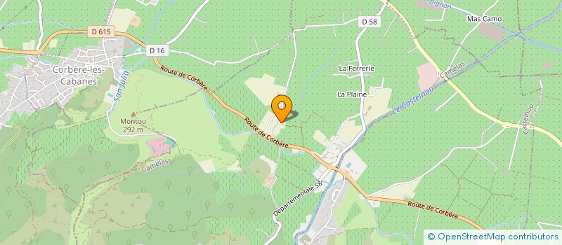 localisation de l'entreprise MAS PARAYRE  THUIR