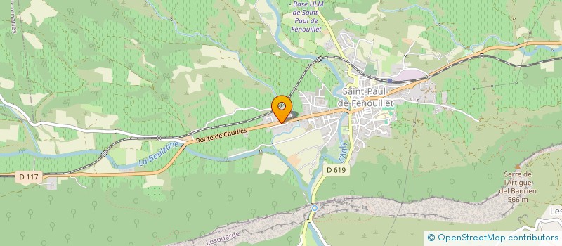 localisation de l'entreprise MAS PEYRE FILS ET FILLE  SAINT-PAUL-DE-FENOUILLET