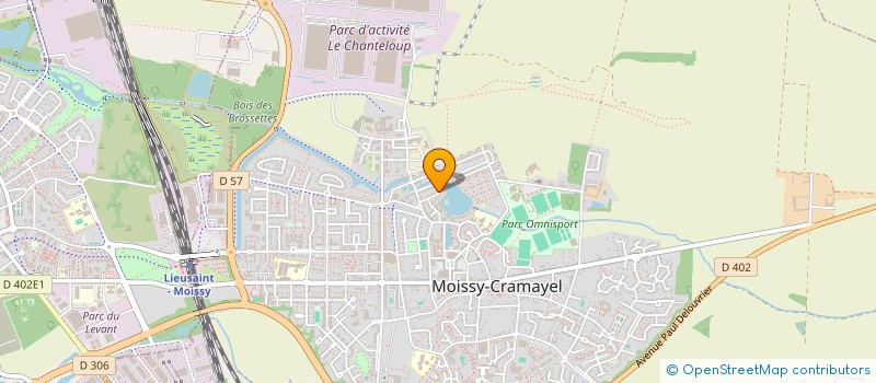 localisation de l'entreprise MAS PLOMBERIE à MOISSY-CRAMAYEL