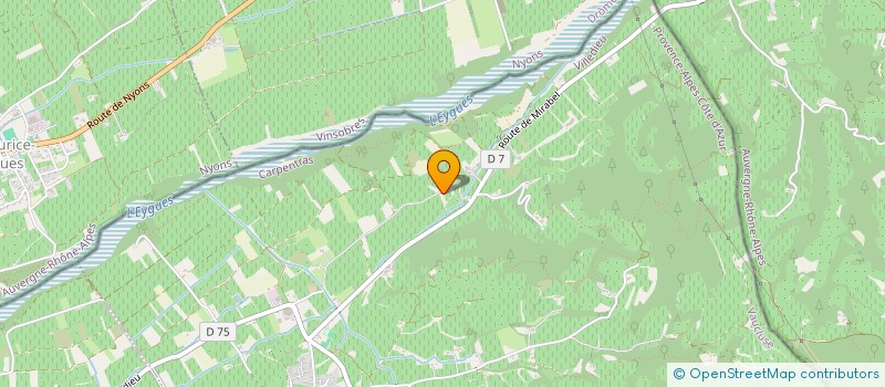 localisation de l'entreprise MAS POUPERAS  VAISON-LA-ROMAINE