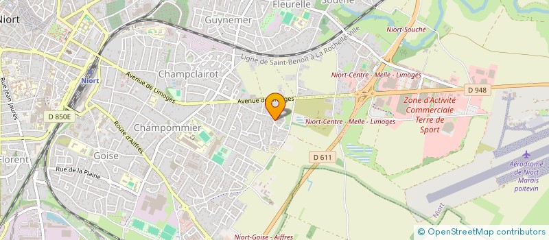 localisation de l'entreprise MAS PUBLIQUE DE NIORT à NIORT