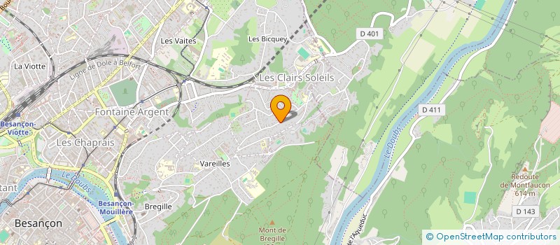 localisation de l'entreprise MAS QUE NADA SOCIAL CLUB  BESANCON