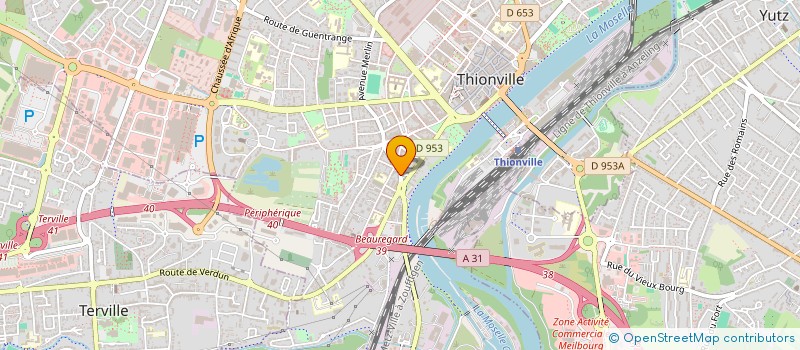 localisation de l'entreprise MAS REAL à THIONVILLE