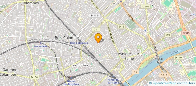 localisation de l'entreprise MAS RENOV à ASNIERES-SUR-SEINE