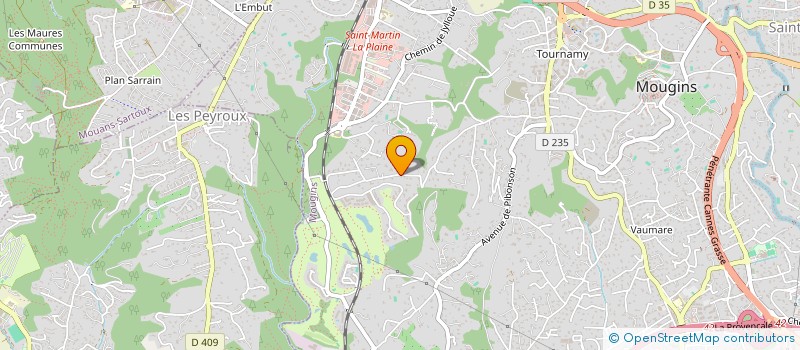 localisation de l'entreprise MAS SAINT SIMON  MOUGINS