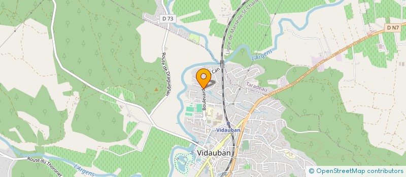 localisation de l'entreprise MAS SAINTE ANNE  VIDAUBAN