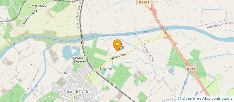 localisation de l'entreprise MAS SAIS  PALAU-DEL-VIDRE