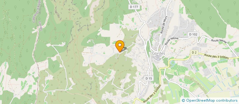 localisation de l'entreprise MAS SEBA  GORDES