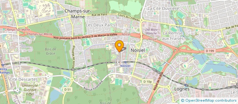 localisation de l'entreprise MAS SERVICES à NOISIEL