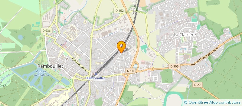 localisation de l'entreprise MAS ST CLAIR  RAMBOUILLET