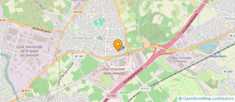 localisation de l'entreprise MAS TANDON à VENDARGUES