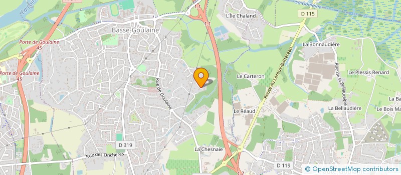 localisation de l'entreprise MAS-TERRE  BASSE-GOULAINE