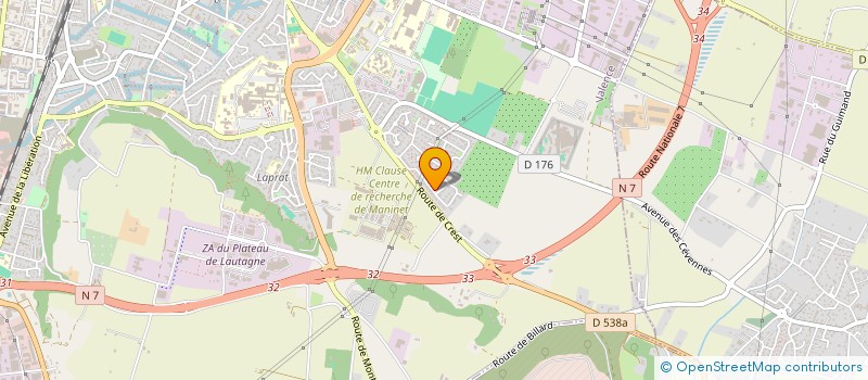 localisation de l'entreprise MAS.TNRZ  VALENCE