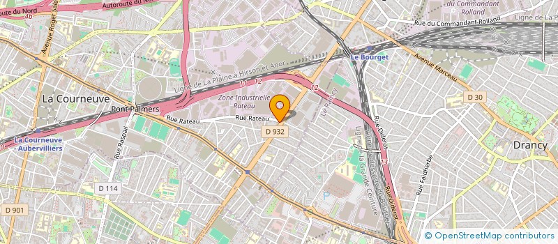 localisation de l'entreprise MAS TOUT TRAVAUX DE BATIMENTS à LA COURNEUVE
