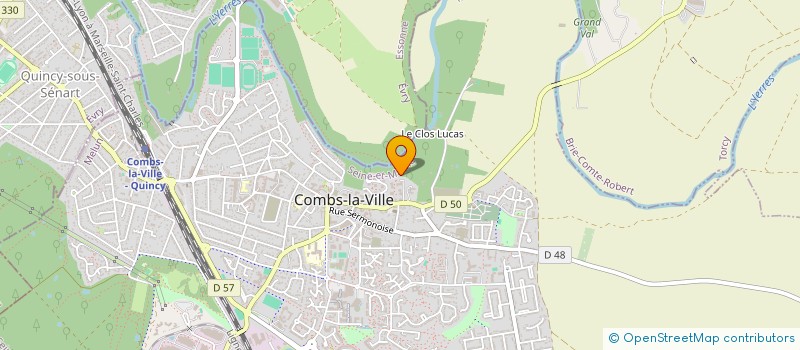 localisation de l'entreprise MAS TRANSIT  COMBS-LA-VILLE