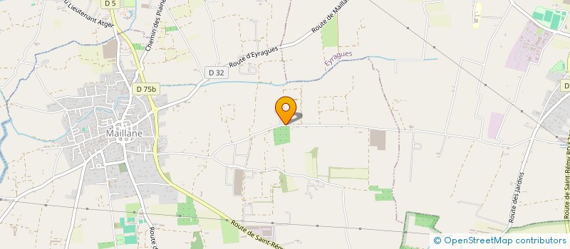 localisation de l'entreprise MAS TRUCHET  MAILLANE