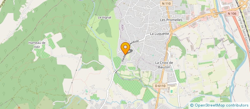 localisation de l'entreprise MAS VILLA à ALES