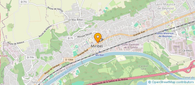 localisation de l'entreprise MAS76 à MIRIBEL