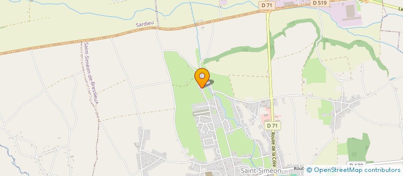 localisation de l'entreprise MASA  SAINT-SIMEON-DE-BRESSIEUX