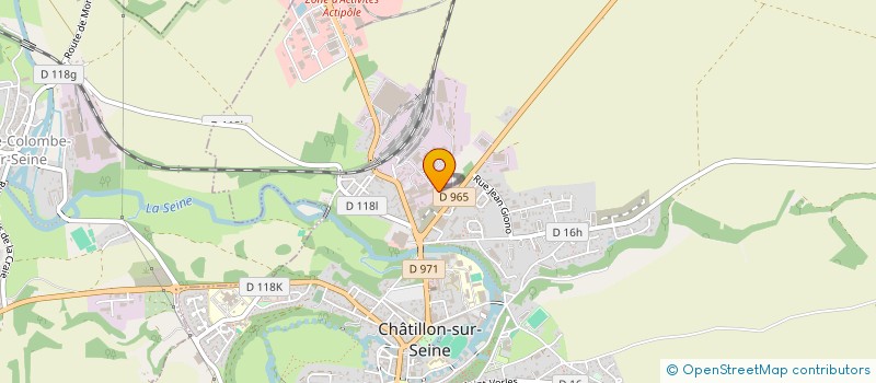 localisation de l'entreprise MASA  CHATILLON-SUR-SEINE