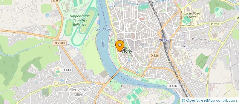 localisation de l'entreprise MASA à VICHY