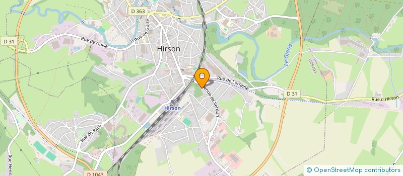 localisation de l'entreprise MASA  HIRSON