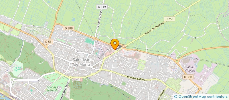 localisation de l'entreprise MASA GROUP  SAINT-JEAN-DE-MONTS