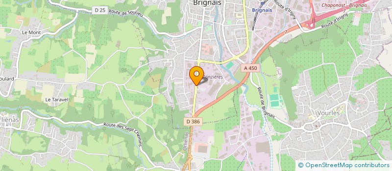 localisation de l'entreprise MASA TRANS SARL à BRIGNAIS
