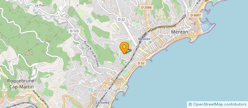 localisation de l'entreprise MASABAU à MENTON