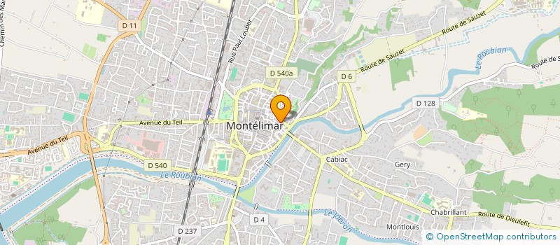 localisation de l'entreprise MASAC à MONTELIMAR