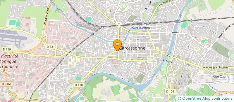 localisation de l'entreprise MASACA à CARCASSONNE
