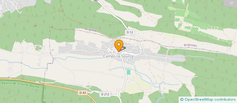 localisation de l'entreprise MASACHRIST  CAMPS-LA-SOURCE