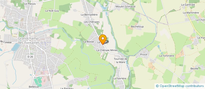 localisation de l'entreprise MASAEL à GRANDCHAMP-DES-FONTAINES