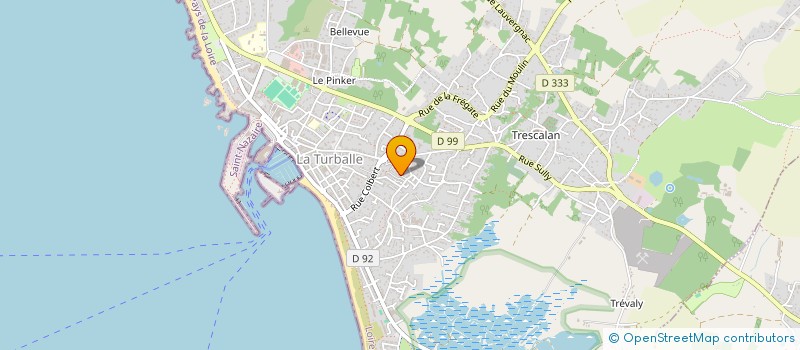 localisation de l'entreprise MASAELLI à LA TURBALLE