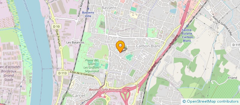 localisation de l'entreprise MASAH  CARBON-BLANC