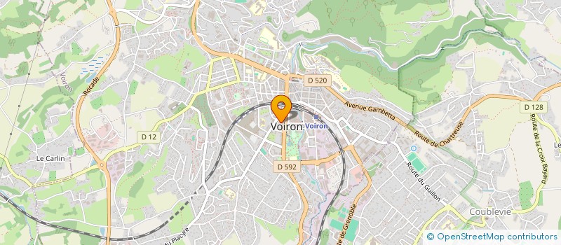 localisation de l'entreprise MASAJU DIGITAL à VOIRON