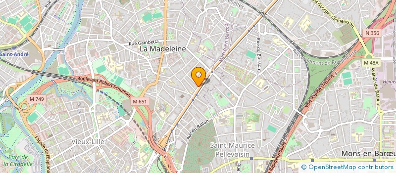 localisation de l'entreprise MASAL'ART à LA MADELEINE