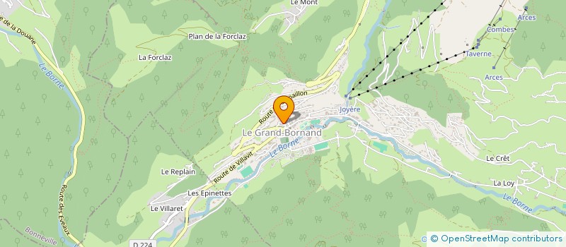 localisation de l'entreprise MASALA YOGA à LE GRAND-BORNAND